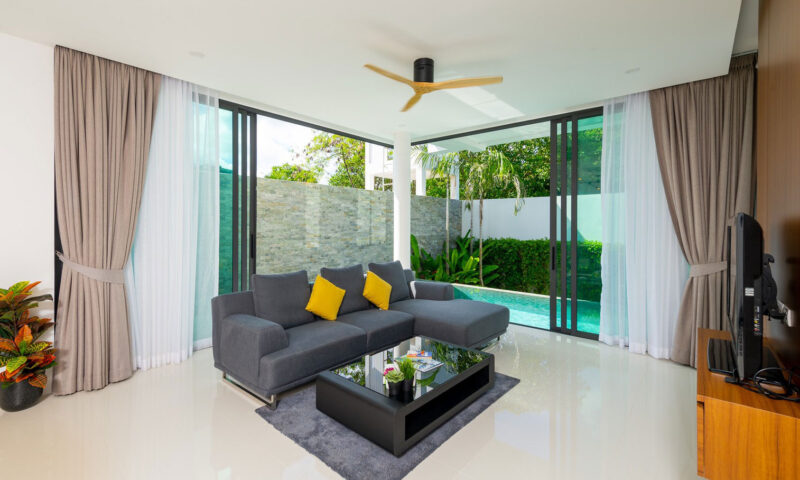 Vertica Pool Villa by Villa Bla Bla, Pool Villas, Phuket - Living Room